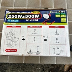 50%値下げ中‼︎ハロゲン　投光器の画像