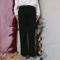 ５月末まで！使用・洗濯済　ストライプズボン　ハニーズの画像