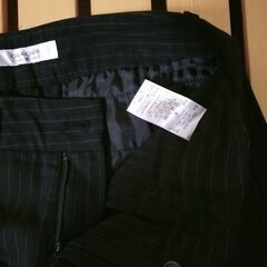 ５月末まで！使用・洗濯済　ストライプズボン　ハニーズの画像