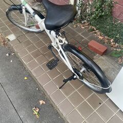 リサイクルショップどりーむ鹿大前店　No190 折りたたみ自転車　20インチ　ミニベロ　ギア切替付き♪　折りたたみ可能で便利♪の画像