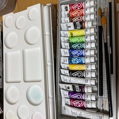ポスターカラー絵の具セットの画像