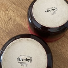 【あげます】DENBY デンビー　ココット　グラデーションレッドの画像