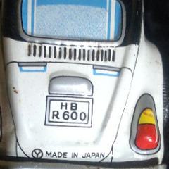 Made in  Japan  ブリキ フォルクスワーゲン  ビートル【昭和レトロ】の画像