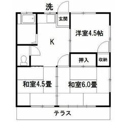 💙フリーレント1ヶ月☆敷礼０☆｟3K｠さいたま市☆初期費用…