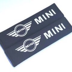 [新品] ２個セット MINI ミニ シートベルトカバー シートベルト ドレスアップ オシャレ カバー 肩パッド シートベルトパッドの画像