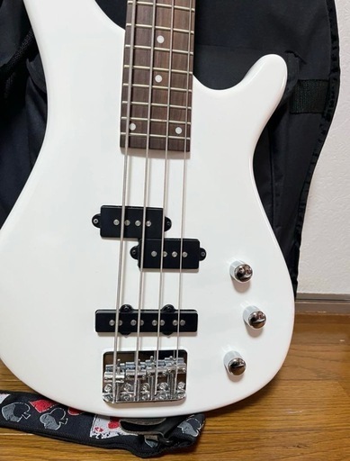 SELVA ベース楽器 ベース初心者セット ホワイト ケース・付属品