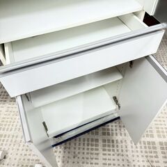 ニトリ 食器棚 FORUM-SK1860 ホワイト 食器収納の画像