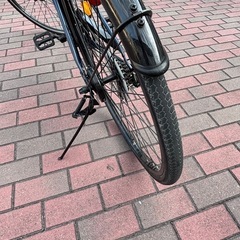街乗りオートライト/変速/前籠付きクロスバイク(27㌅)お引き取り&配達可能ですの画像