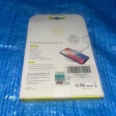 【新品未使用】スマホワイヤレス充電器の画像