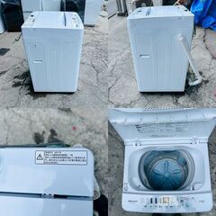 【❗️✨️コンパクトサイズ✨️❗️】Hisense 全自動洗濯機 HW-E4503（4.5kg／2021年製）✨清掃・動作確認済み！の画像