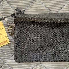 無印良品　ポリエステルダブルファスナーケース ネイビー　Ｓ　約１...