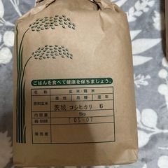 ５キロ　コシヒカリ　１等米　６年産　の画像