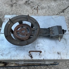 焼き芋機　保温場所有　ガス台セットの画像