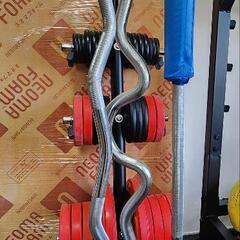 受渡し者決定）ダンベル、シャフト、ラック引き取り限定