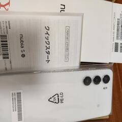 新品ヌビア5Gスマートフォン