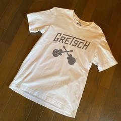 希少廃番UNIQLOTシャツグレッチエレキフルアコースティックギターロカビリーセミロックバンドストレイキャッツブライアンセッツァーピックの画像