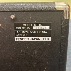 フェンダー　ギターアンプの画像