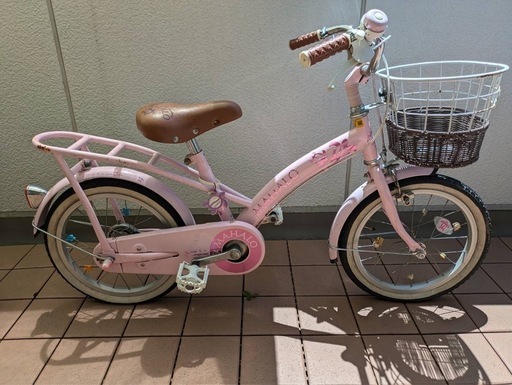 Amazon | YUMEIGE キッズバイク4-8歳子供自転車16インチ女の子
