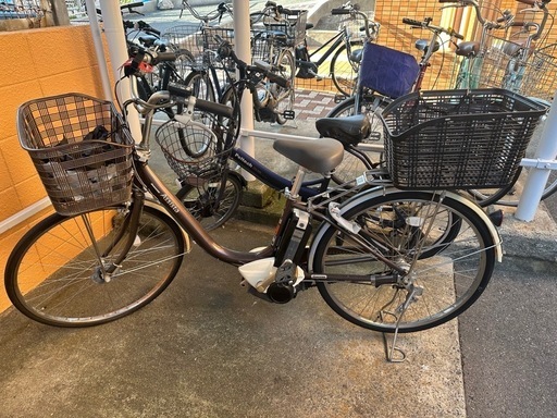 Panasonic 電動アシスト自転車　ブラウン