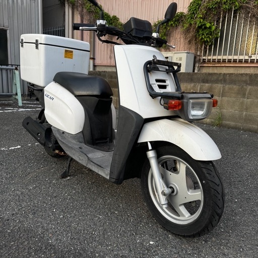 ヤマハ　ギア　UA06J 実働　ホワイト　リアボックス　動画あり　大阪