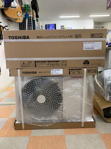 ★ジモティ割引あり★☆未使用品 エアコン 東芝 RAS-2214ATL 2024モデル ※当店3ヶ月保証/取り付け費用別途