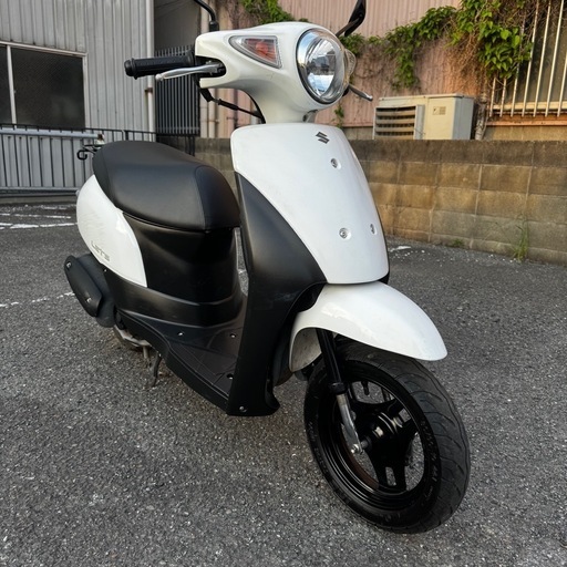 スズキ　レッツ　CA4AA ホワイト　実働　動画あり　大阪