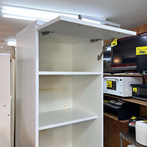 AYANO 綾野製作所 VSシリーズ レンジボード キッチンボード 食器棚 コンセント4口付き 横幅60cm 奥行47cm 高さ200cm★買取帝国 志木店