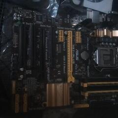 急募マザーボードジャンクうごくかもしないれないけど一応ジャンクでH87PlusLGA1150完品ピン曲がりなしバックパレル有り冊紙有り動作確認してませんの画像