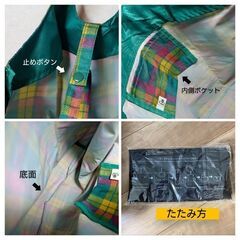 🅱️〚三越伊勢丹〛マクミラン〜クルッと丸めるエコバッグ／大容量 約１７Ｌ／マクミラン柄♻️１〜２回使用洗濯済みの画像