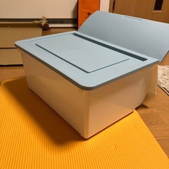  【お取引終了】ニトリ 水色 収納ケースの画像