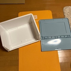  【お取引終了】ニトリ 水色 収納ケースの画像