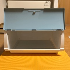  【お取引終了】ニトリ 水色 収納ケースの画像