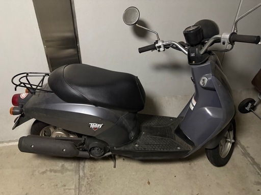 原動機付自転車 原付 ホンダ Today トゥデイ 黒