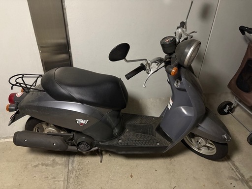 原動機付自転車 原付 ホンダ Today トゥデイ 黒