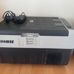 Kohree 車載冷蔵庫 30L 2室独立温度制御 60W 急速冷凍 コンプレッサー式 ポータブル冷蔵庫