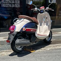 無料配送有　ヤマハ　YAMAHA　ビーノ　VINO　3262km　SA37J　ローン可　3ヶ月保証付　エンジンオイル・バッテリー新品交換　ナンバー登録代行受付中　バンガレージ京都の画像