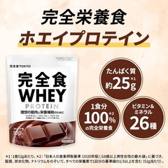 【新品未使用】完全食 TOKYO WHEY ホエイ プロテイン チョコレート風味 900gの画像