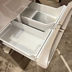 《売約済》【武蔵小山店】 MR-B46C 三菱 冷蔵庫 MITSUBISHI 大型冷蔵庫 5ドア 455L フレンチドア 観音開き 自動製氷 真ん中野菜室 高年式 ノンフロン 静音 省エネ 家電 大容量 ファミリー向け ガラストップ スマートデザイン キッチン家電 中古 美品 格安 引越し 家電セット 一人暮らし 二人暮らし 家族向け 2018年製 3ドア　３ドア　４ドア　4ドア　500Lの画像