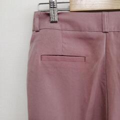 日本未上陸　韓国ブランド　nuissue　冷感さらさら生地　ピンクサテン　ストレートパンツの画像