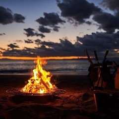 焚き火と弾き語り会、実現したい🌲🔥🔥🎸