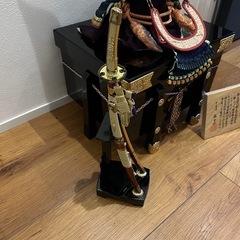 鎧師 龍玉作 大鍬形之兜 五月人形 漆塗り収納 大鍬形之　兜の画像