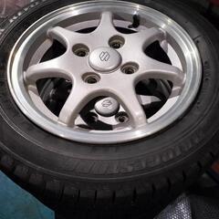 カプチーノ　純正ホイール　PCD114.3　4穴　5J　INSET45