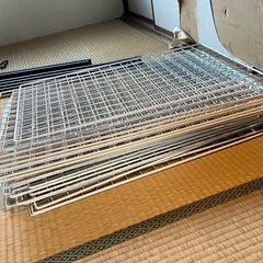 【イレクターDIY大量】イレクターパイプ　メッシュパネル　突っ張...