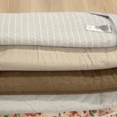 【まとめ買いで¥600お得】シングル敷きパッド 4枚