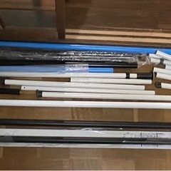 【イレクターDIY大量】イレクターパイプ　メッシュパネル　突っ張り棒 接合 パーツ セットの画像