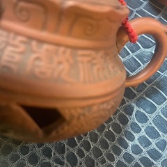 アンティーク【中国茶器】『茶器セット（急須・茶碗6個お盆）の画像