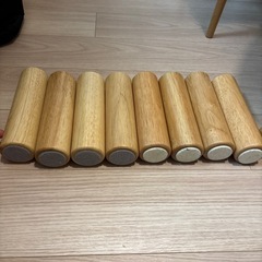 無印良品　脚付マットレス用の脚　計8本の画像