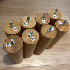 無印良品　脚付マットレス用の脚　計8本の画像