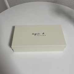 agnes b 財布　くすみピンク　箱付きの画像