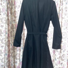 春物　黒コート🧥の画像